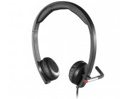 Logitech Business Headset H650e Stereo, Microphone, USB, black